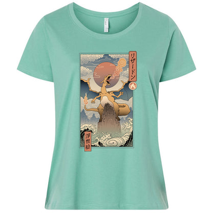 Ladies Curvy Jersey - S7AS5Q5N - Saltwater - 7