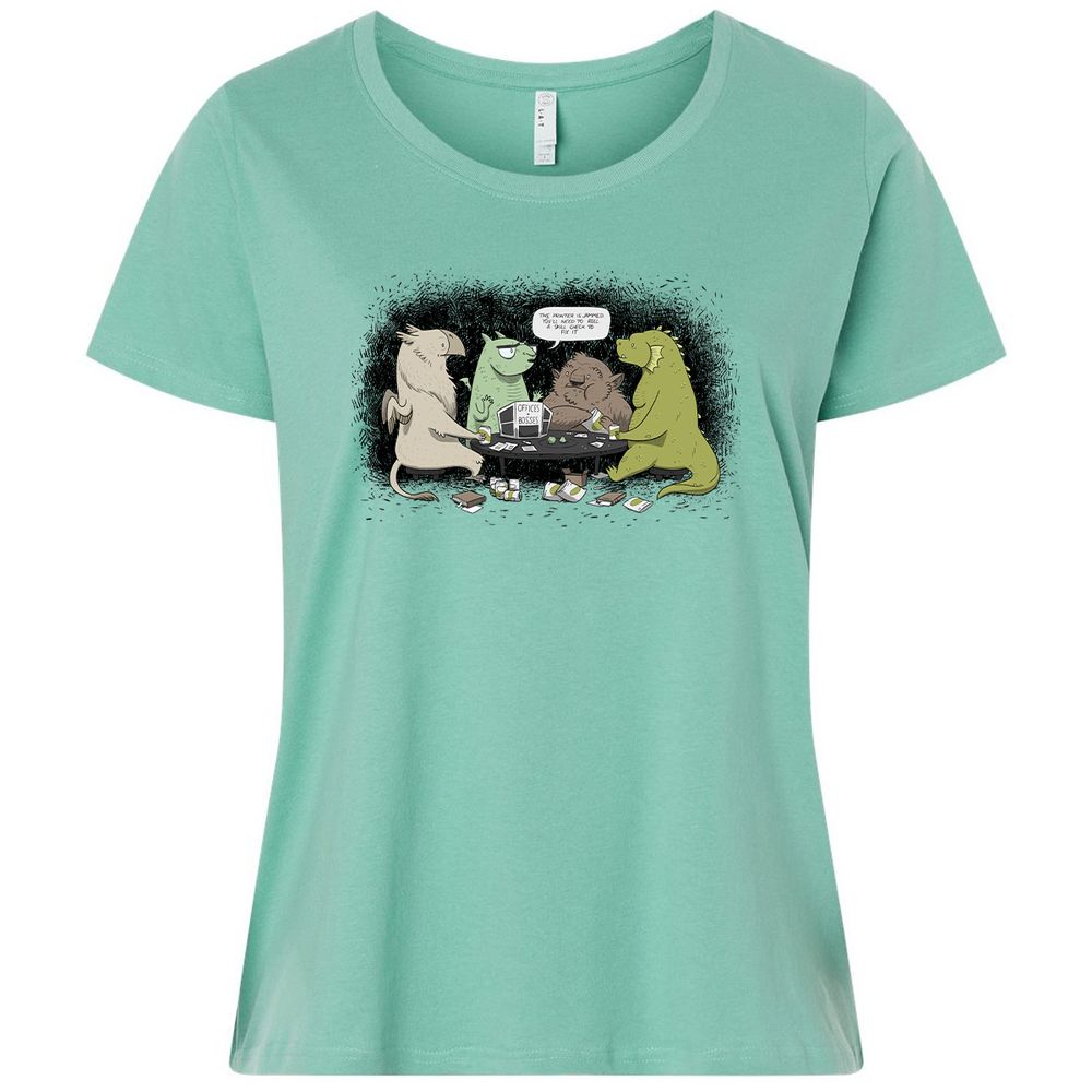 Ladies Curvy Jersey - BF8GTDBY - Saltwater - 7