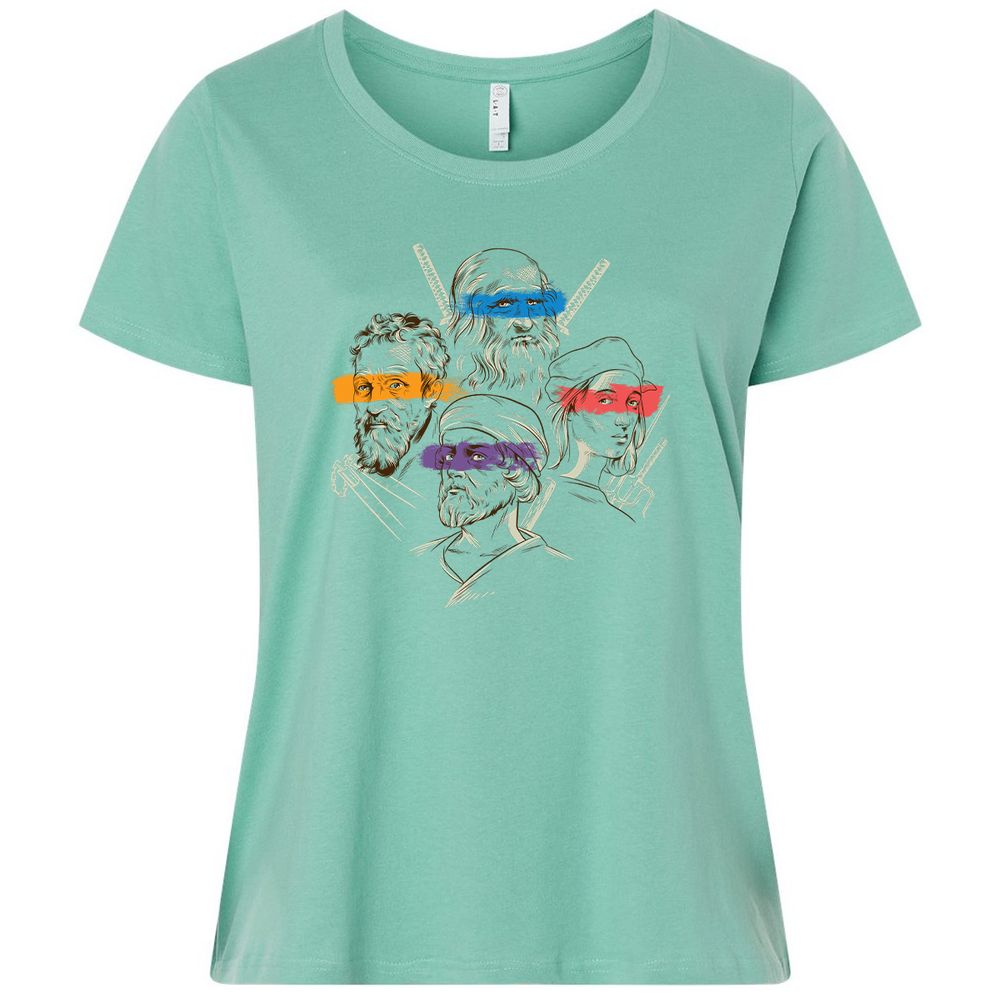 Ladies Curvy Jersey - T47LF3LK - Saltwater - 7