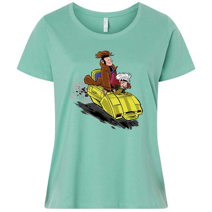 Ladies Curvy Jersey - 1WBL5KAB - Saltwater - 7