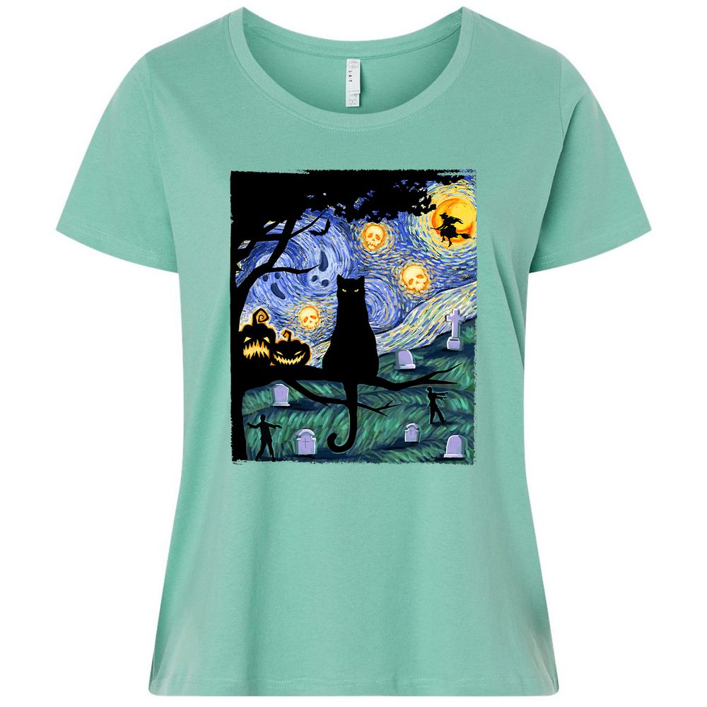 Ladies Curvy Jersey - MN4NQWCY - Saltwater - 7