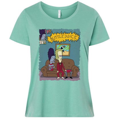 Ladies Curvy Jersey - Q8RE63B9 - Saltwater - 7