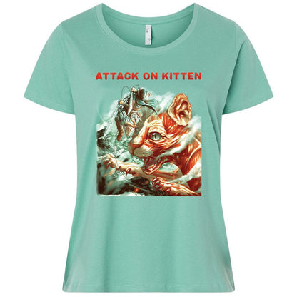 Ladies Curvy Jersey - 98F14LWH - Saltwater - 7