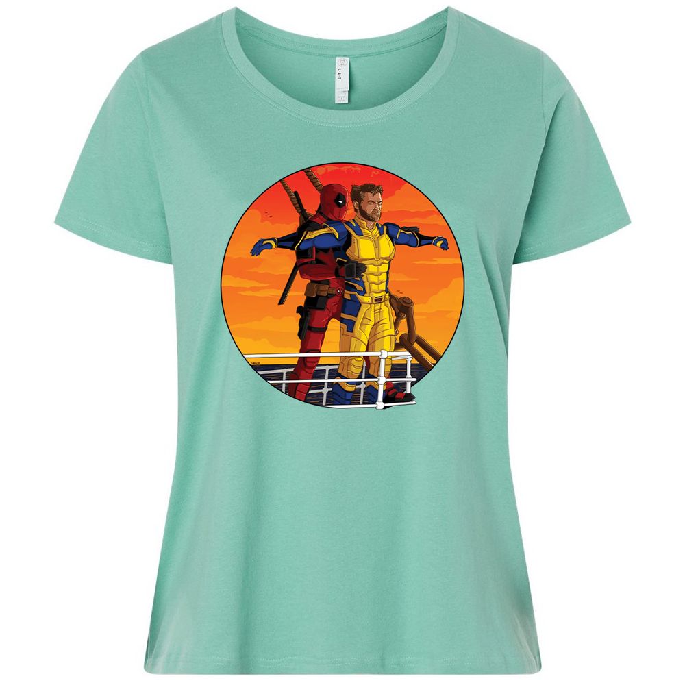 Ladies Curvy Jersey - AG6EPG4R - Saltwater - 7