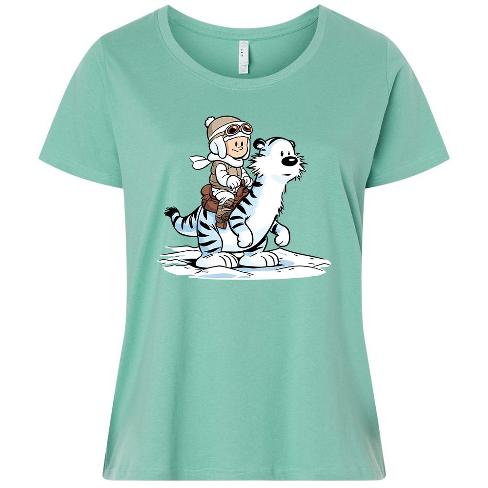 Ladies Curvy Jersey - LWYL9PGF - Saltwater - 7