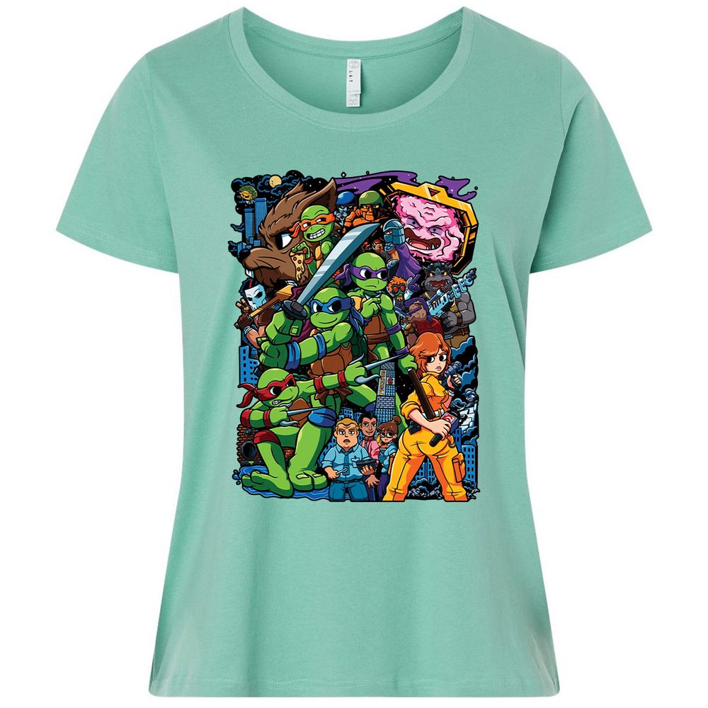 Ladies Curvy Jersey - F4965KFA - Saltwater - 7