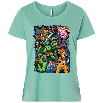 Ladies Curvy Jersey - F4965KFA - Saltwater - 7