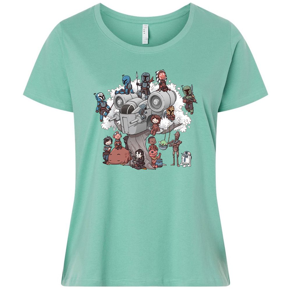 Ladies Curvy Jersey - 3QYN2XB5 - Saltwater - 7