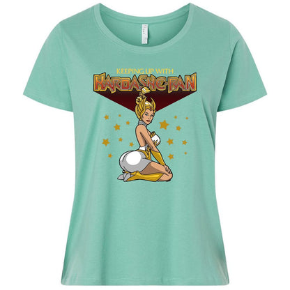 Ladies Curvy Jersey - 2FP63GV2 - Saltwater - 7