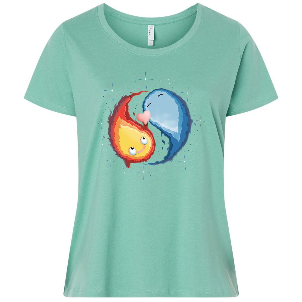 Ladies Curvy Jersey - LQWNEQXA - Saltwater - 7