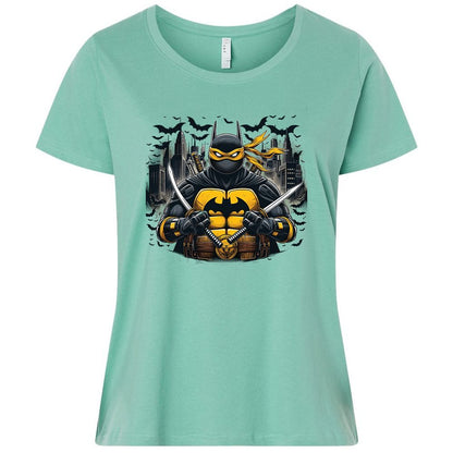 Ladies Curvy Jersey - UJ74H9ZB - Saltwater - 7