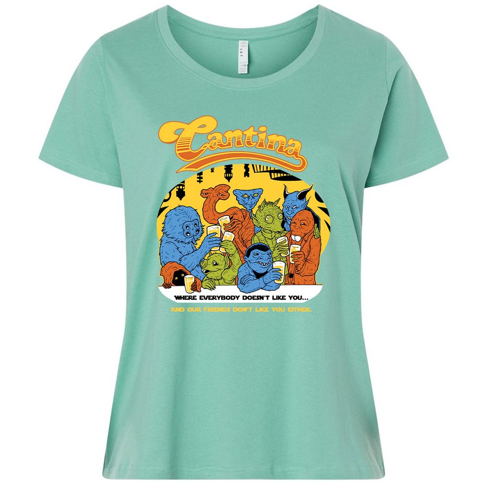 Ladies Curvy Jersey - VB3GF9HZ - Saltwater - 7