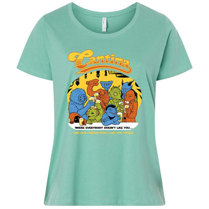 Ladies Curvy Jersey - VB3GF9HZ - Saltwater - 7