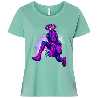 Ladies Curvy Jersey - XT5GTLU5 - Saltwater - 7