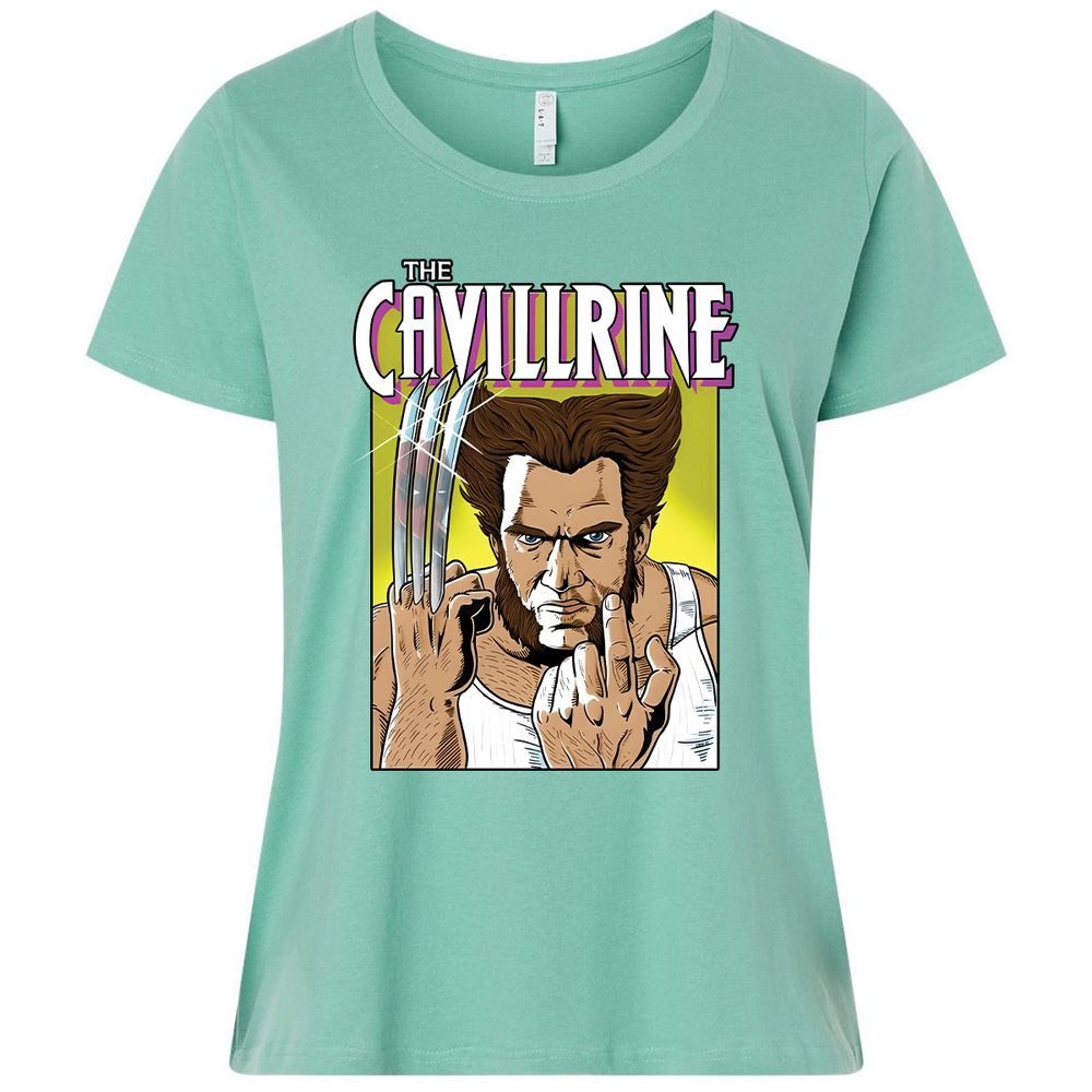 Ladies Curvy Jersey - 7HFVJBPX - Saltwater - 7