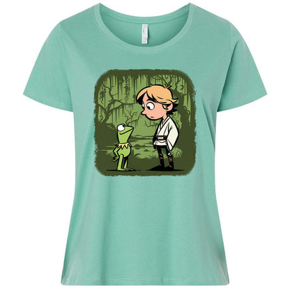 Ladies Curvy Jersey - 5DLMZCTZ - Saltwater - 7