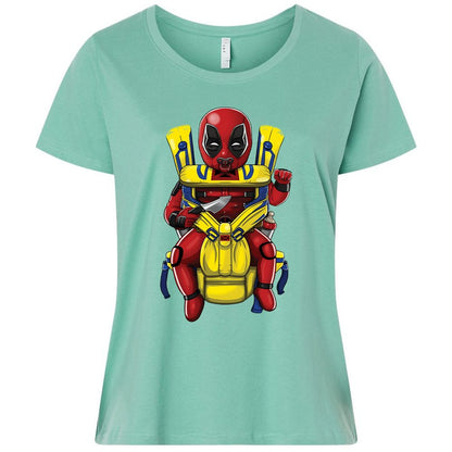 Ladies Curvy Jersey - U39L7A3T - Saltwater - 7