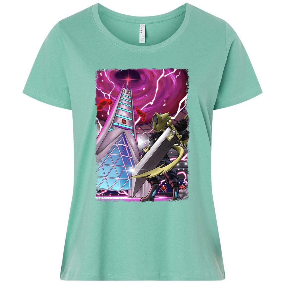 Ladies Curvy Jersey - 57SAEPQS - Saltwater - 7