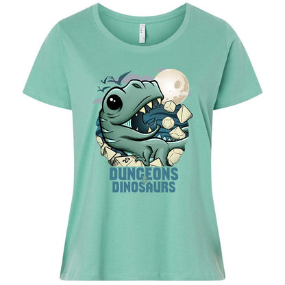 Ladies Curvy Jersey - BKB2CM54 - Saltwater - 7