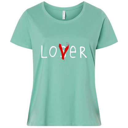 Ladies Curvy Jersey - 4RRUA8GF - Saltwater - 7