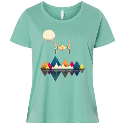 Ladies Curvy Jersey - GAM3917N - Saltwater - 7