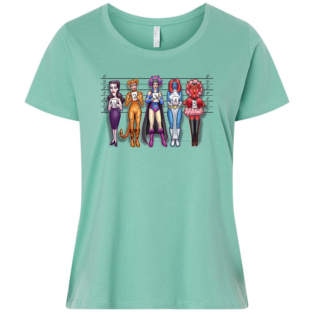 Ladies Curvy Jersey - AEADAFLG - Saltwater - 7