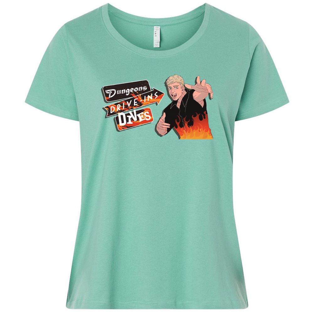 Ladies Curvy Jersey - 6SL4F4R6 - Saltwater - 7