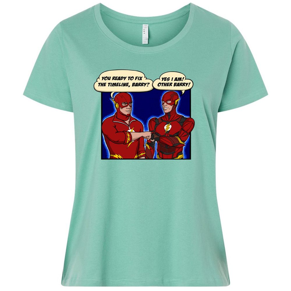 Ladies Curvy Jersey - R4BUX3TW - Saltwater - 7