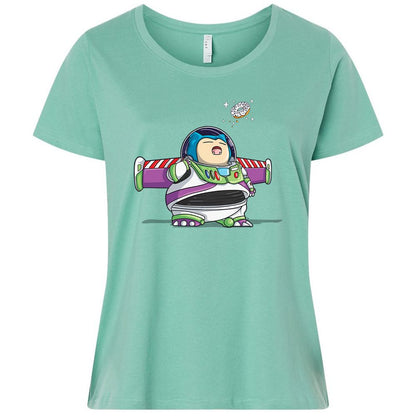 Ladies Curvy Jersey - 552XUJ7P - Saltwater - 7