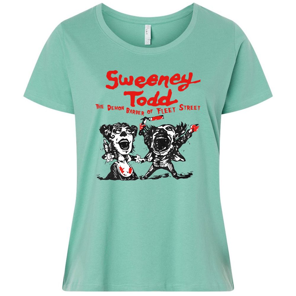 Ladies Curvy Jersey - NBDWZDMF - Saltwater - 7