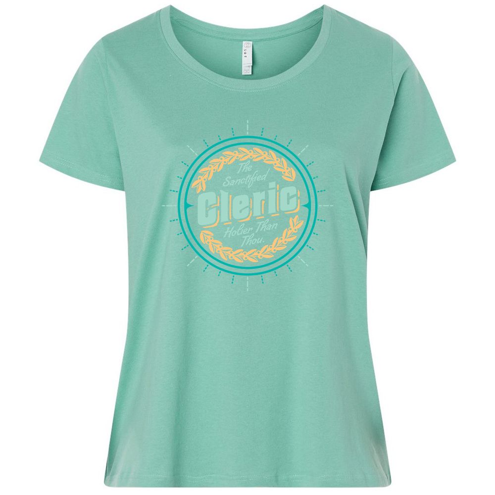 Ladies Curvy Jersey - Z6DVP9BY - Saltwater - 7