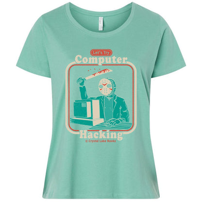 Ladies Curvy Jersey - NFM9V4Y7 - Saltwater - 7