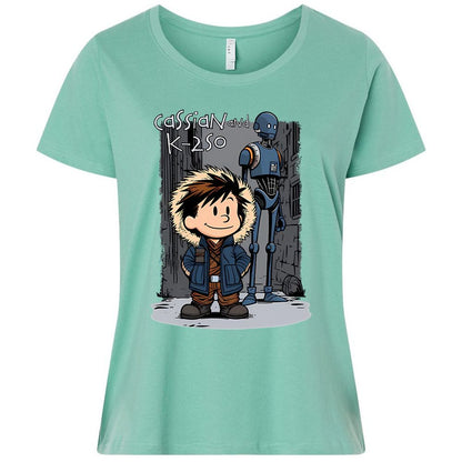 Ladies Curvy Jersey - RURYCZ3S - Saltwater - 7