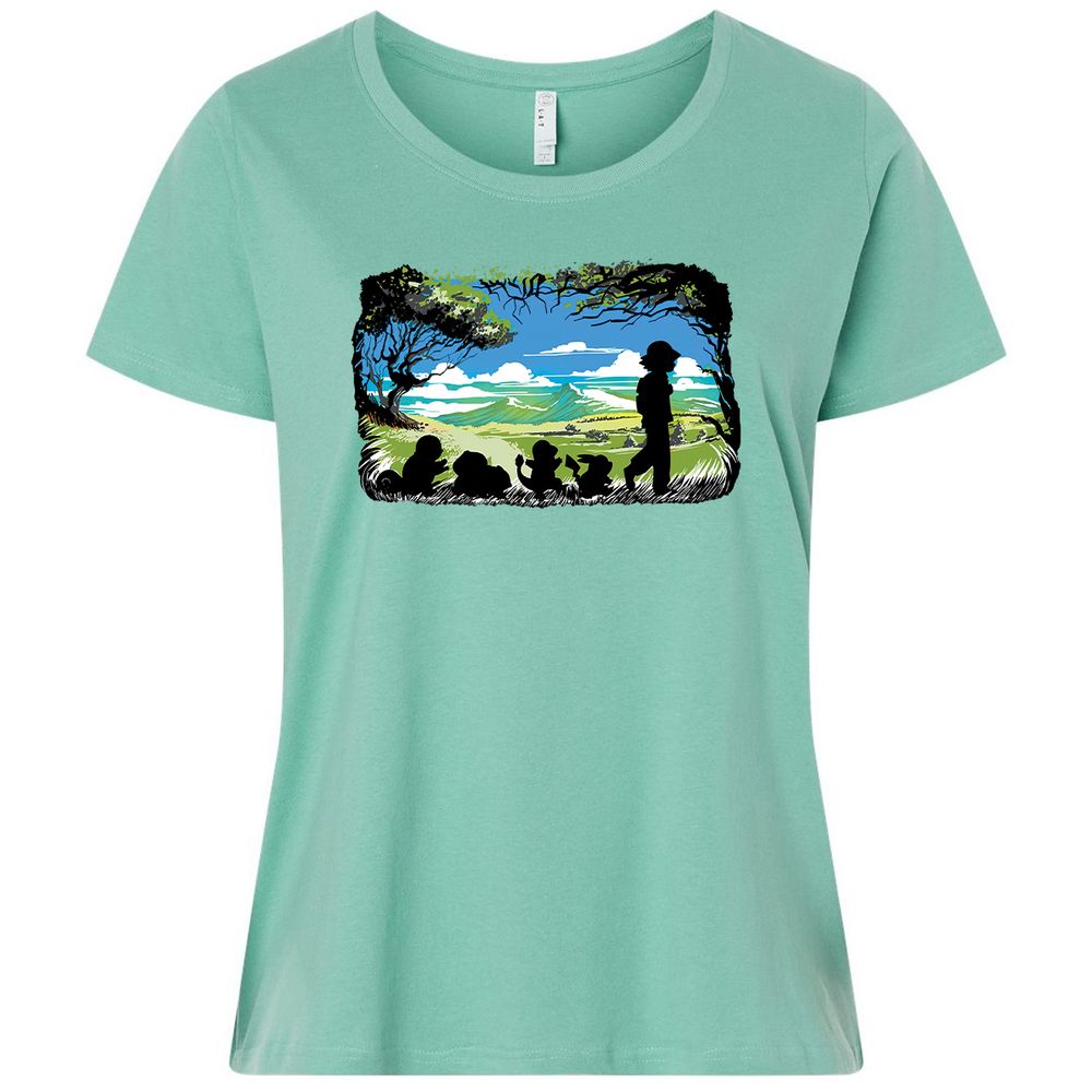 Ladies Curvy Jersey - 1A14S8LB - Saltwater - 7