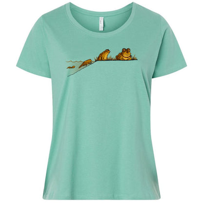 Ladies Curvy Jersey - HDN1FJYV - Saltwater - 7