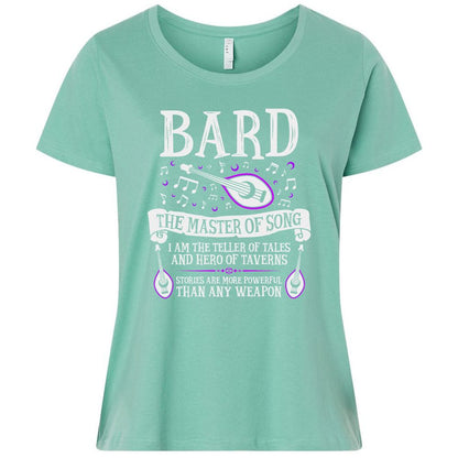 Ladies Curvy Jersey - V61EKGH9 - Saltwater - 7