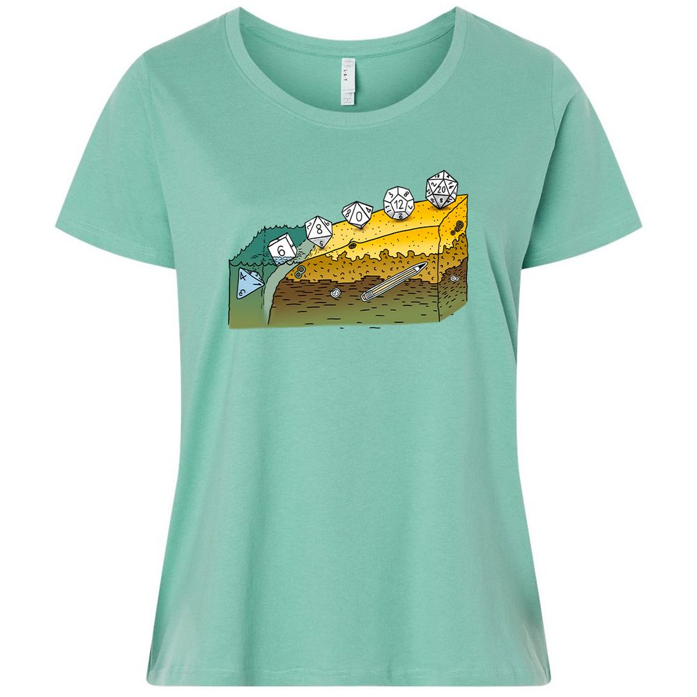 Ladies Curvy Jersey - FPTUV1JQ - Saltwater - 7