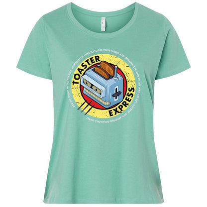 Ladies Curvy Jersey - QHAVVH7J - Saltwater - 7