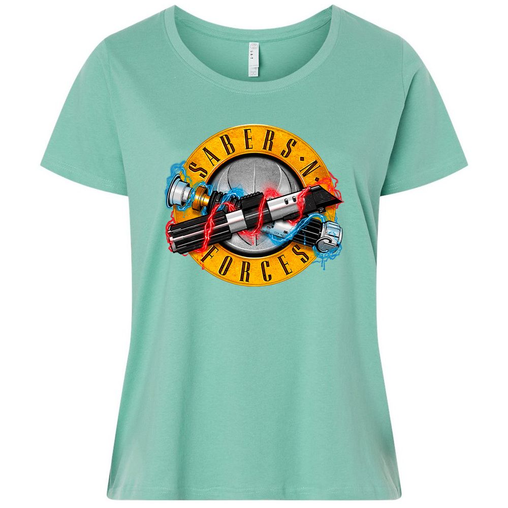 Ladies Curvy Jersey - DFFRPM5Z - Saltwater - 7