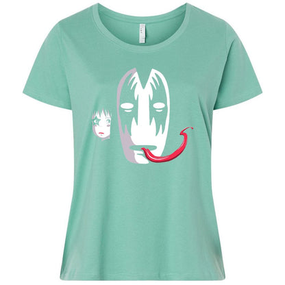 Ladies Curvy Jersey - 7FR9D7JK - Saltwater - 7