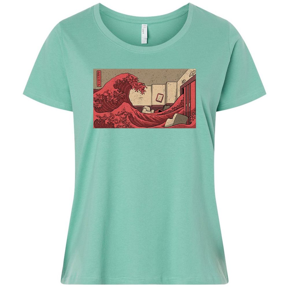 Ladies Curvy Jersey - A38MK3V9 - Saltwater - 7