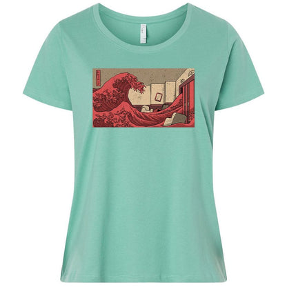 Ladies Curvy Jersey - A38MK3V9 - Saltwater - 7