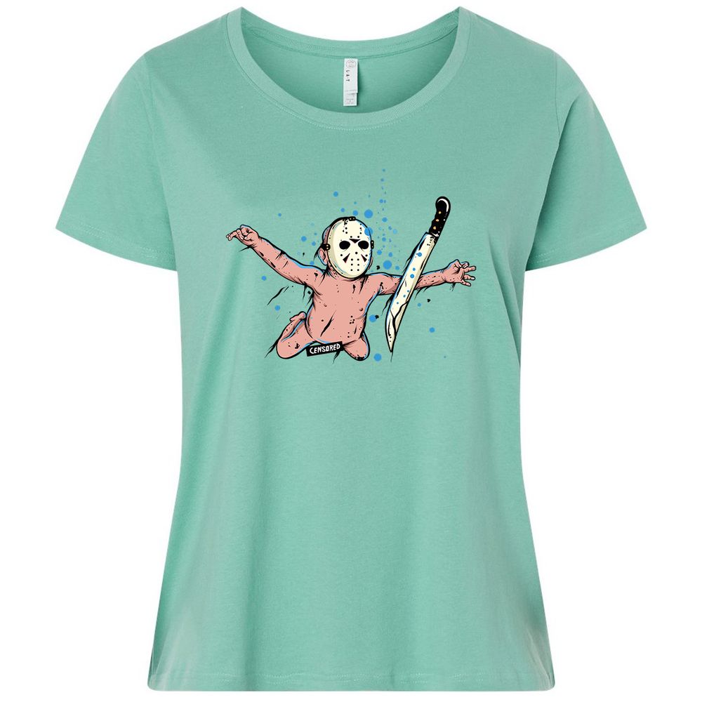 Ladies Curvy Jersey - VV2LHA8N - Saltwater - 7