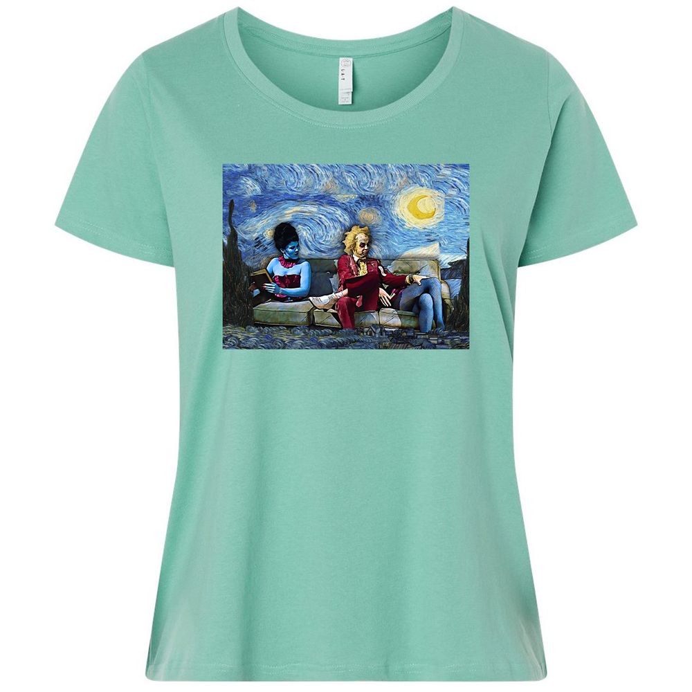 Ladies Curvy Jersey - X5FKECHZ - Saltwater - 7