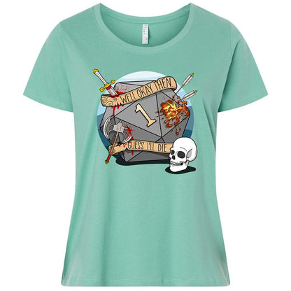 Ladies Curvy Jersey - QCPN7LWH - Saltwater - 7