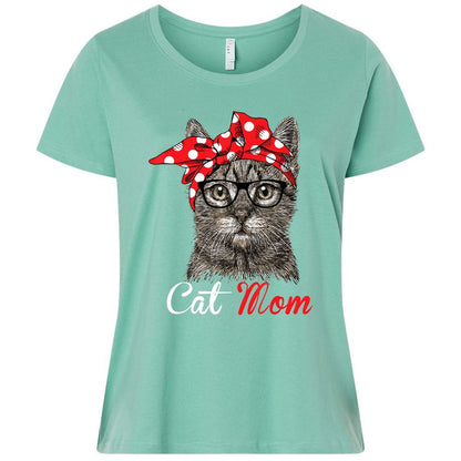 Ladies Curvy Jersey - 17TUHYF5 - Saltwater - 7