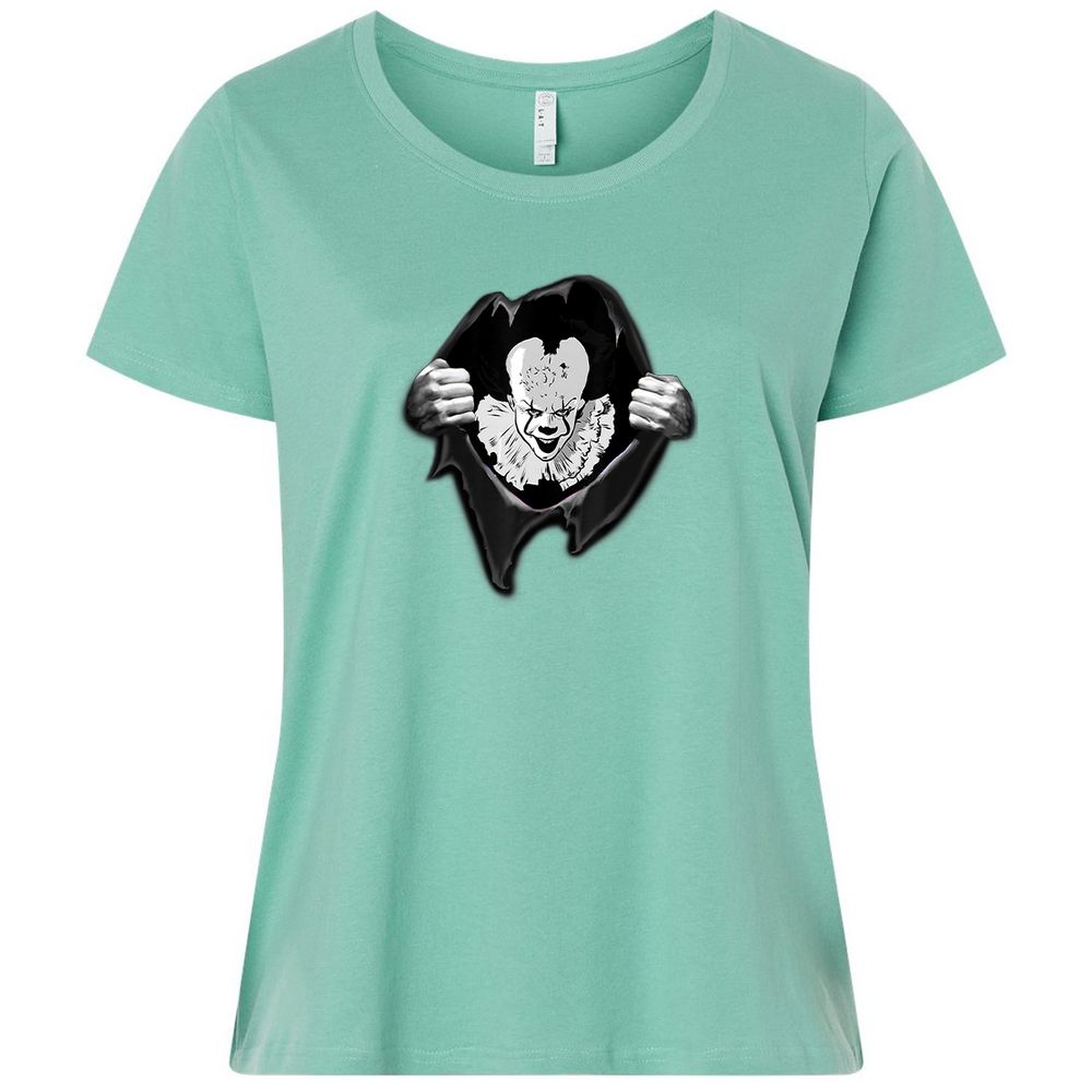 Ladies Curvy Jersey - 6RHW8QUS - Saltwater - 7