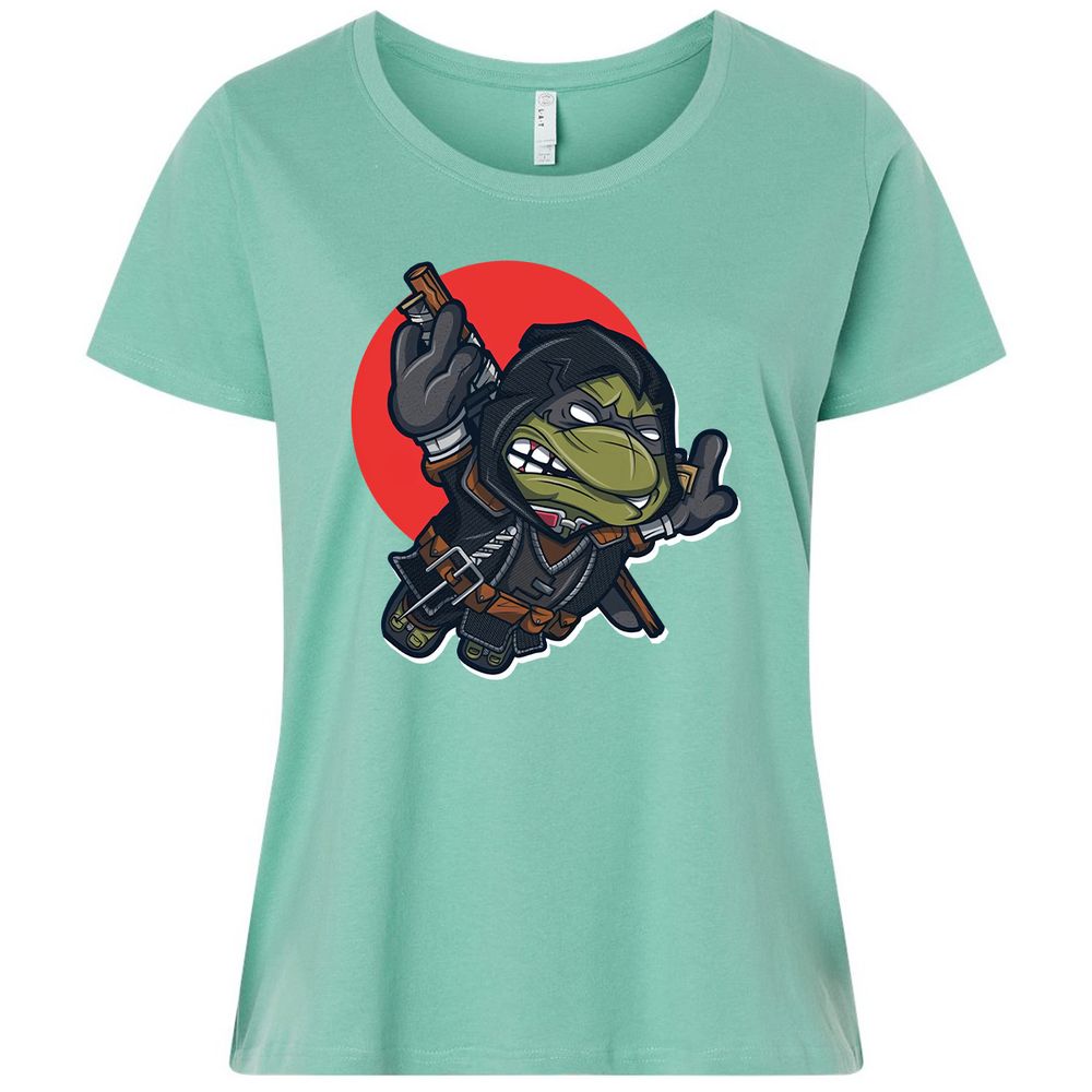 Ladies Curvy Jersey - 2GLFWL4Q - Saltwater - 7