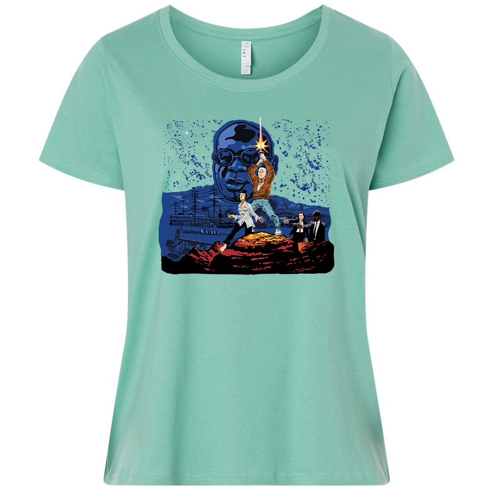 Ladies Curvy Jersey - 3N8DBLGC - Saltwater - 7