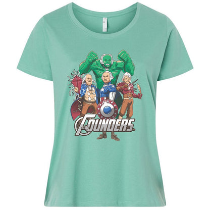 Ladies Curvy Jersey - 3UL3K4NZ - Saltwater - 7